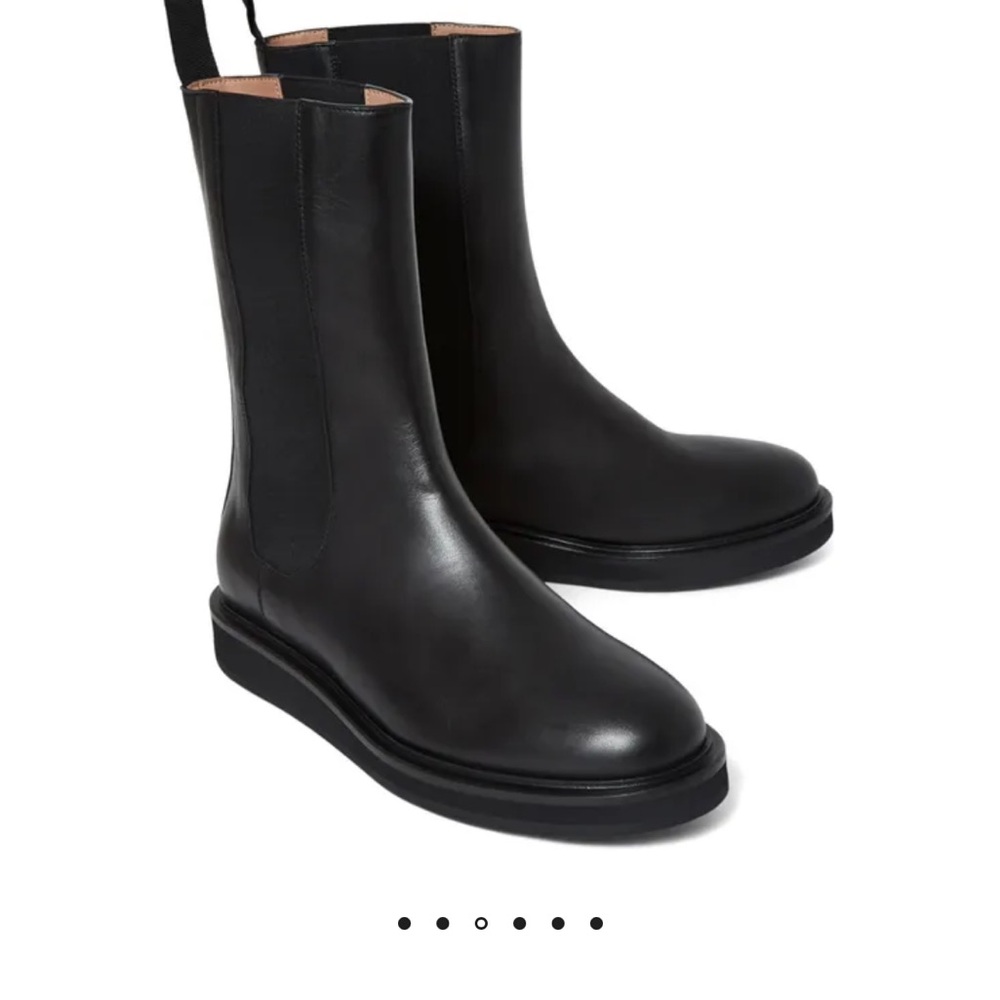Legres black leather high Chelsea boot - Picture 9 of 13